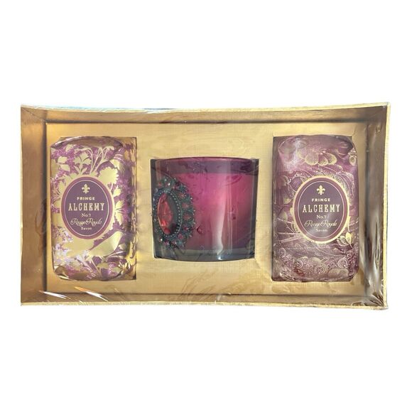 Fringe Alchemy #7 Rouge Royal Candle And Soap Set - Picture 1 of 3